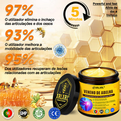 XRLXRL® Creme Reparador Ósseo e Alívio da Dor com Veneno de Abelha (Especialmente desenvolvido para pessoas idosas)