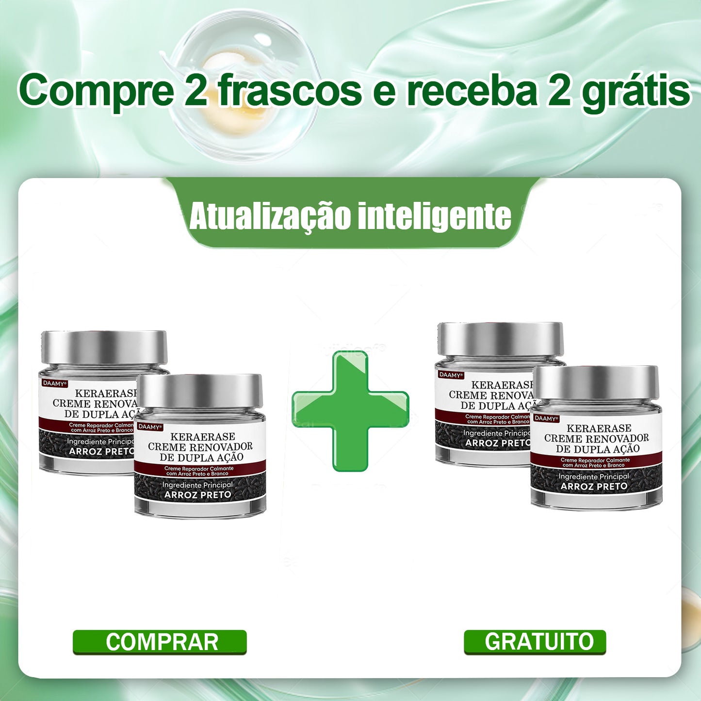 👨‍⚕️🌿𝑫𝑨𝑨𝑴𝒀® KeraErase Creme Renovador de Dupla Ação