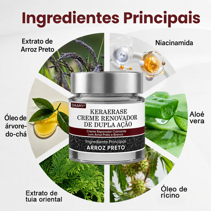 🌿🔥𝑫𝑨𝑨𝑴𝒀® KeraErase Creme Renovador de Dupla Ação