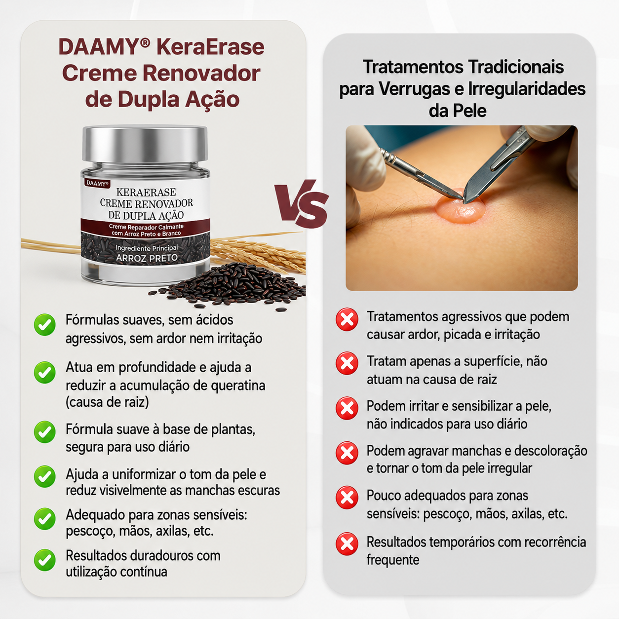 🌿🔥𝑫𝑨𝑨𝑴𝒀® KeraErase Creme Renovador de Dupla Ação